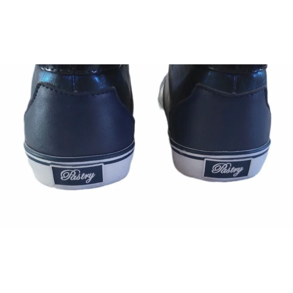 Pastry Sweet Crime Navy Blue Hip Hop High Top Dance Shoes sz 6.5 M Womens
